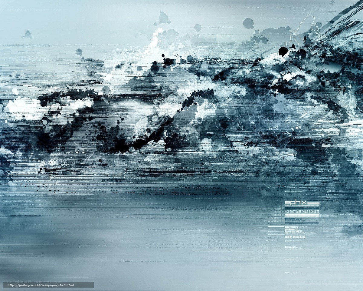 abstract digital art with glitch effect