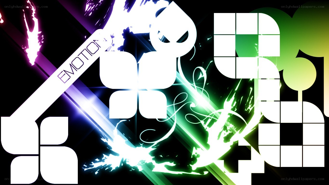 abstract digital art with glowing elements