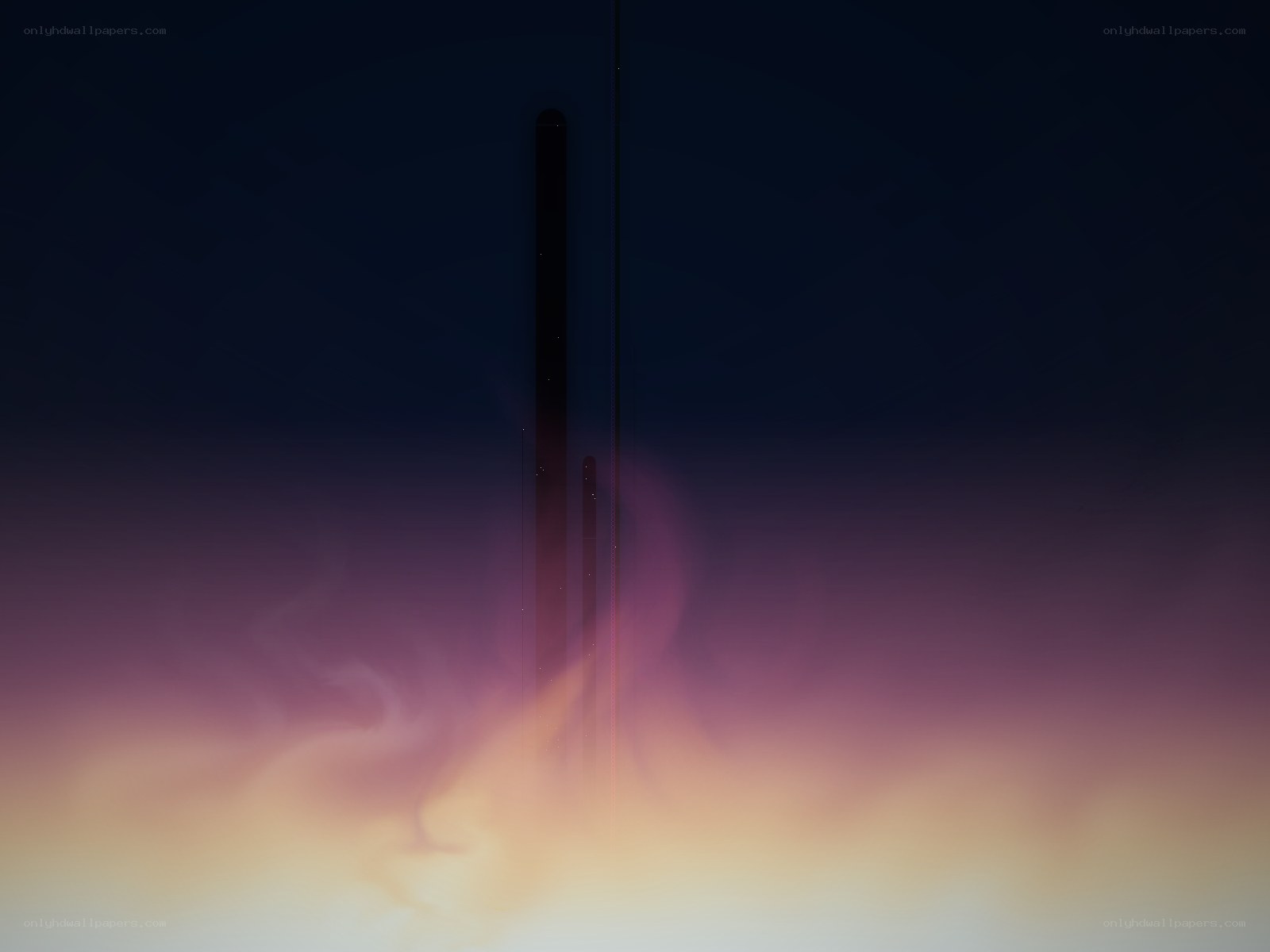 abstract digital art with glowing lines