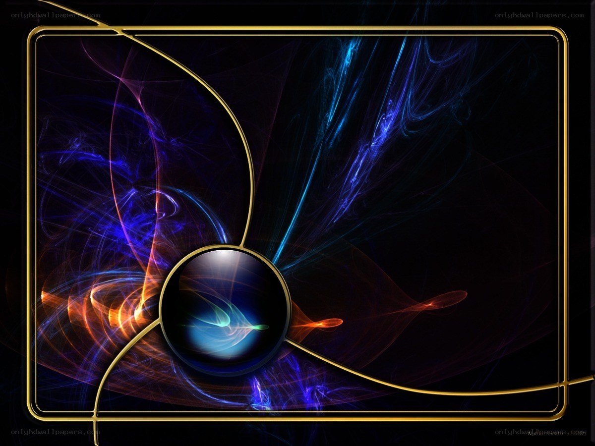 Abstract digital art with glowing lines
