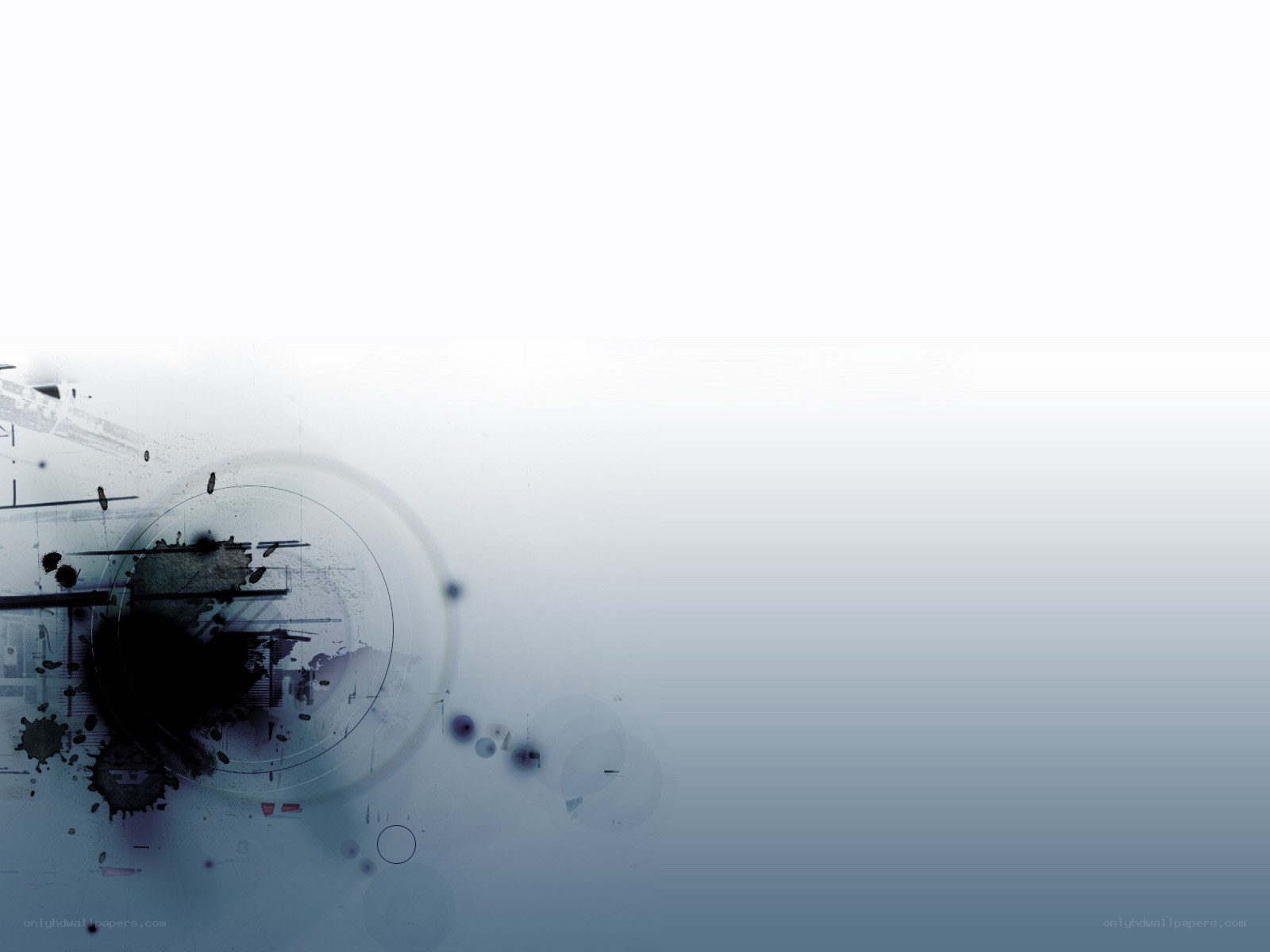 abstract digital art with ink splatter