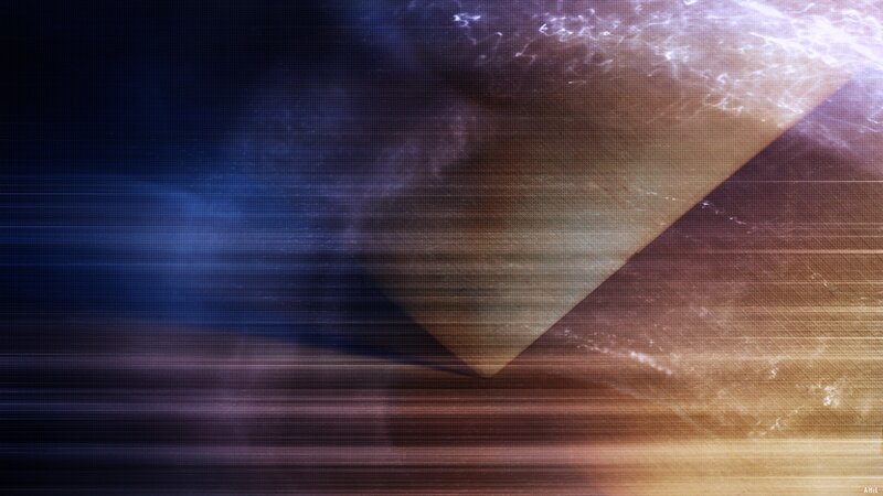 abstract digital art with light effects