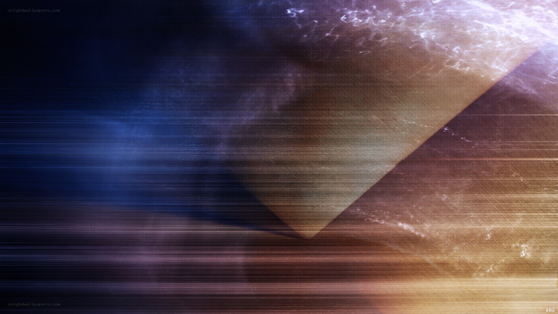 abstract digital art with light effects
