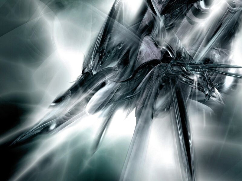 abstract digital art with light effects