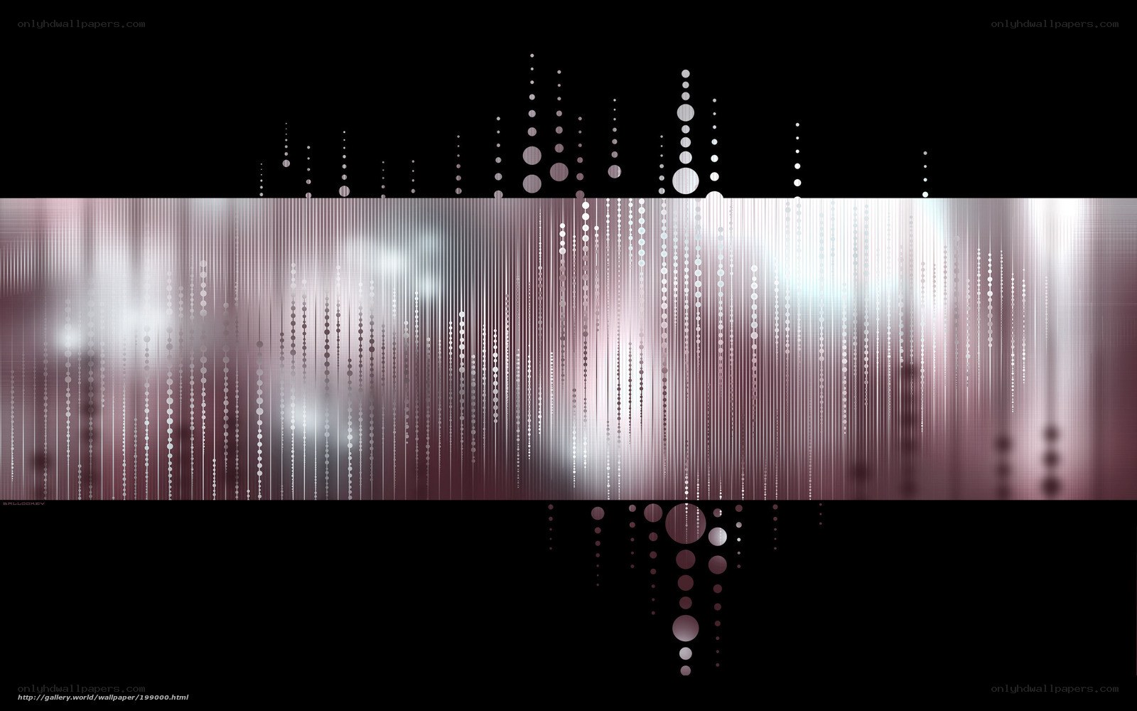 Abstract digital art with light streaks