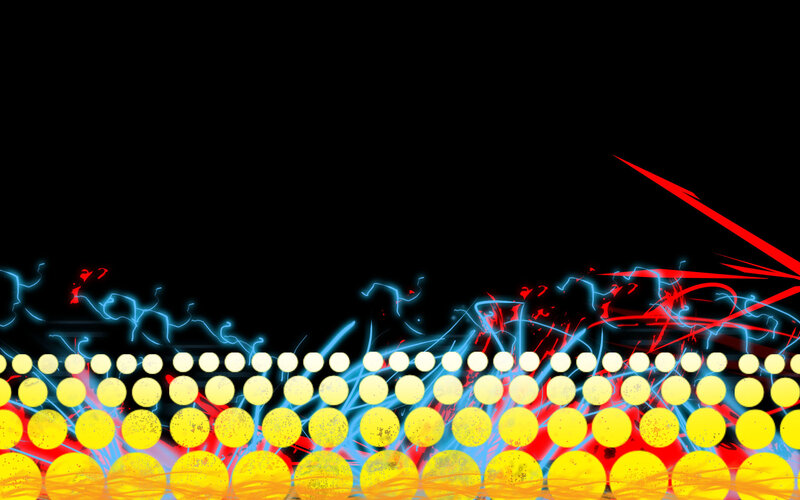 abstract digital art with lights