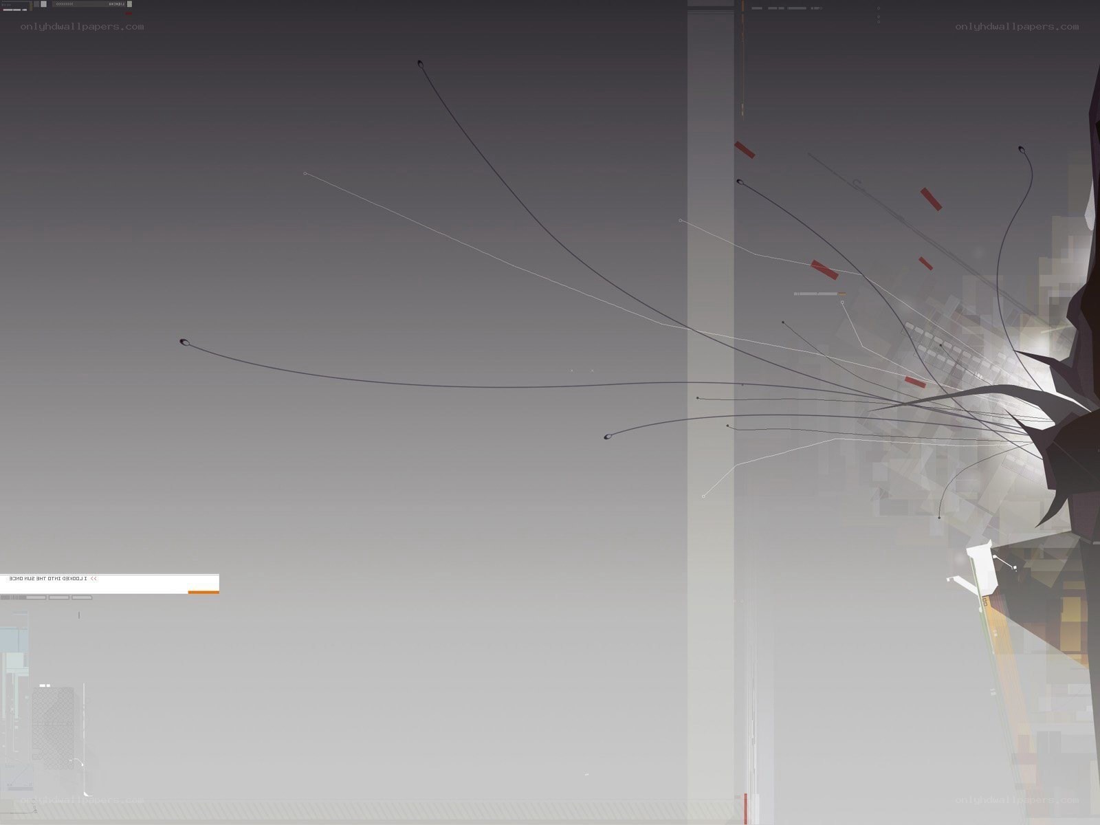 abstract digital art with lines