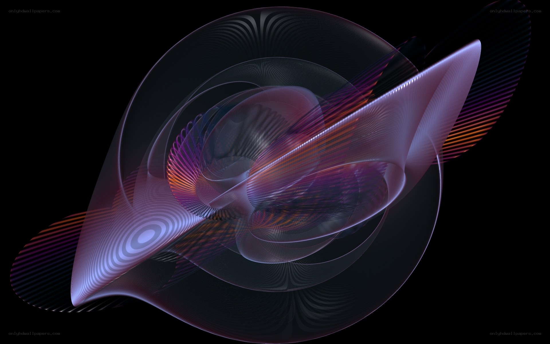 Abstract digital art with swirling patterns