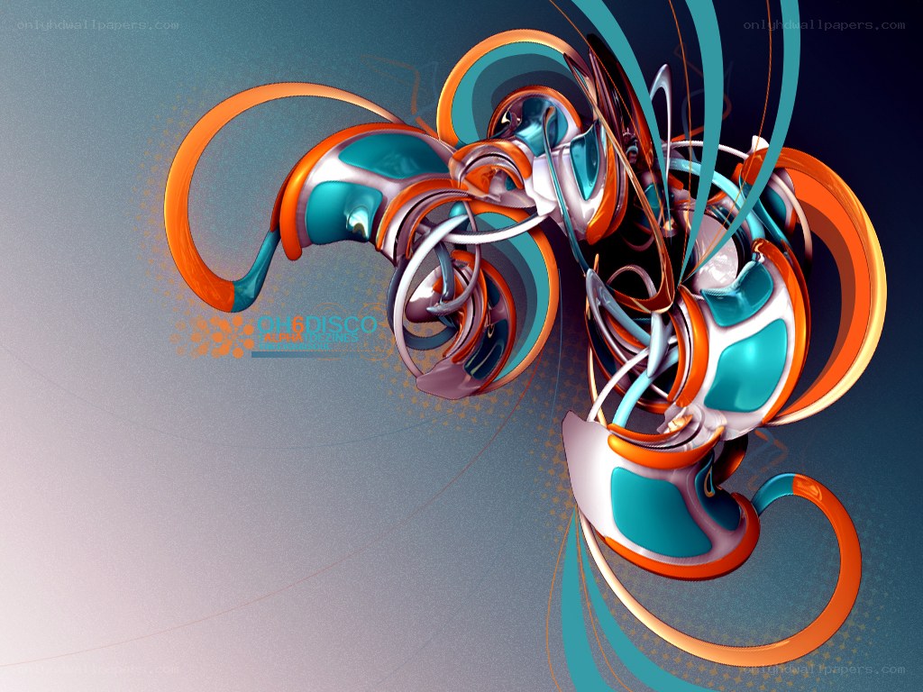 abstract digital art with swirls