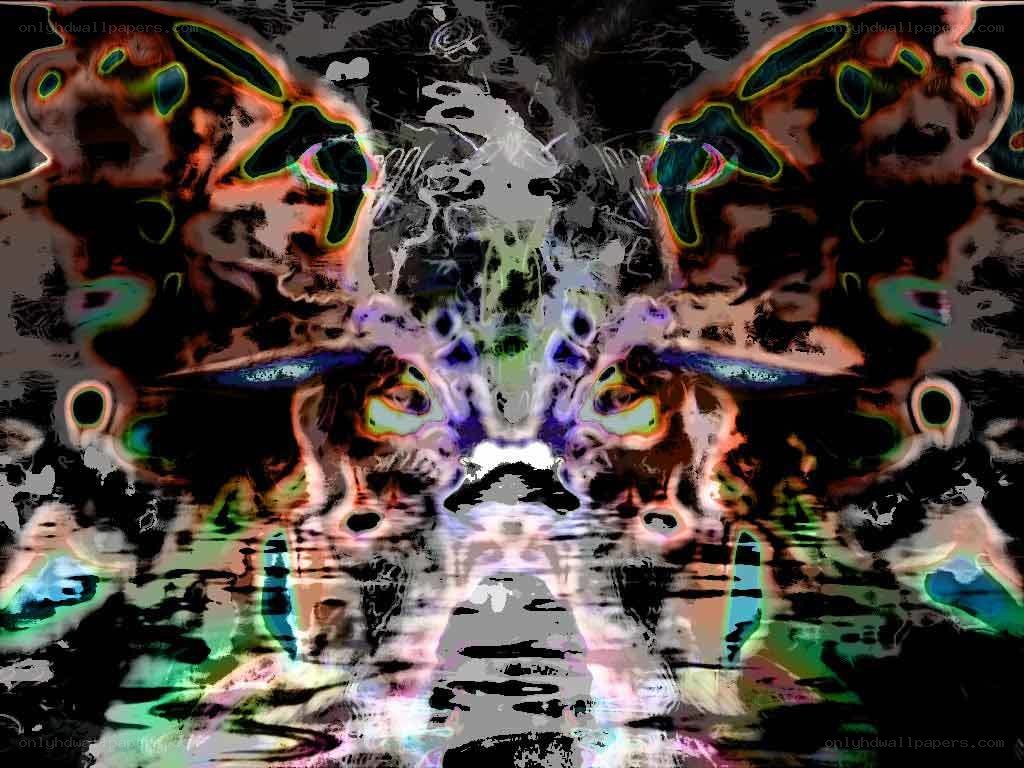Abstract digital art with symmetrical patterns