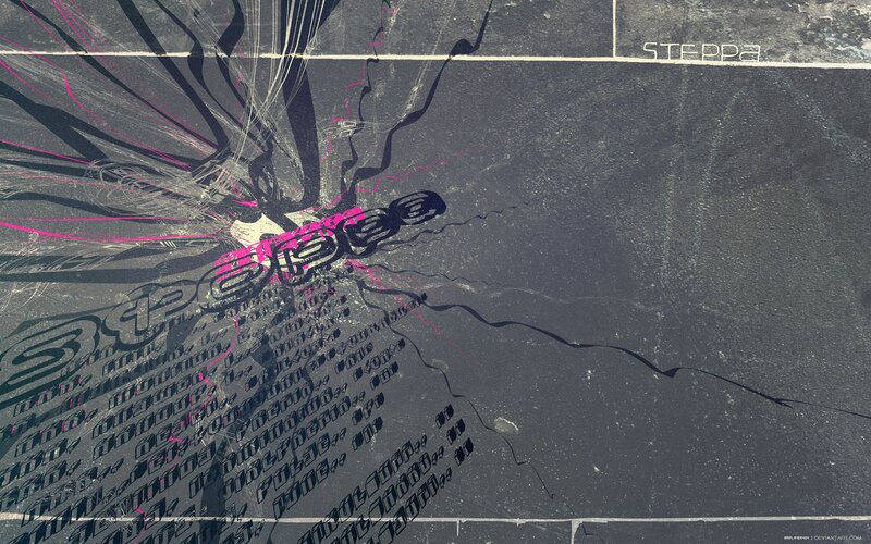 abstract digital art with text