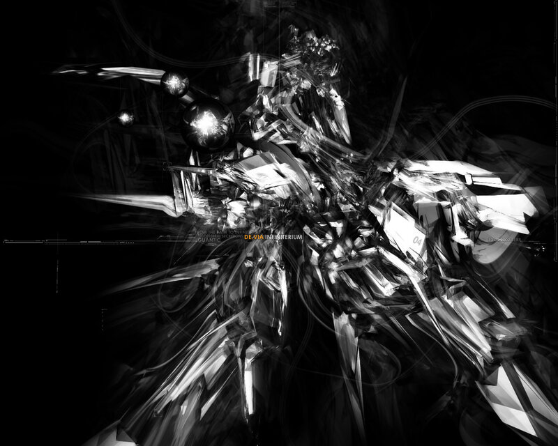 abstract digital art with text