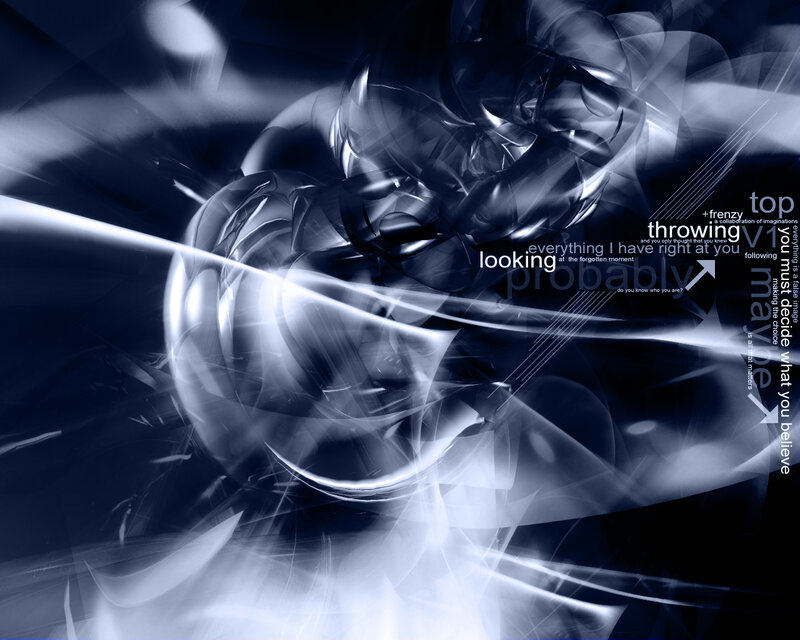abstract digital art with text