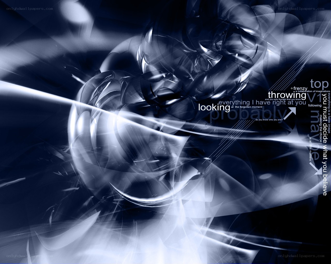 abstract digital art with text