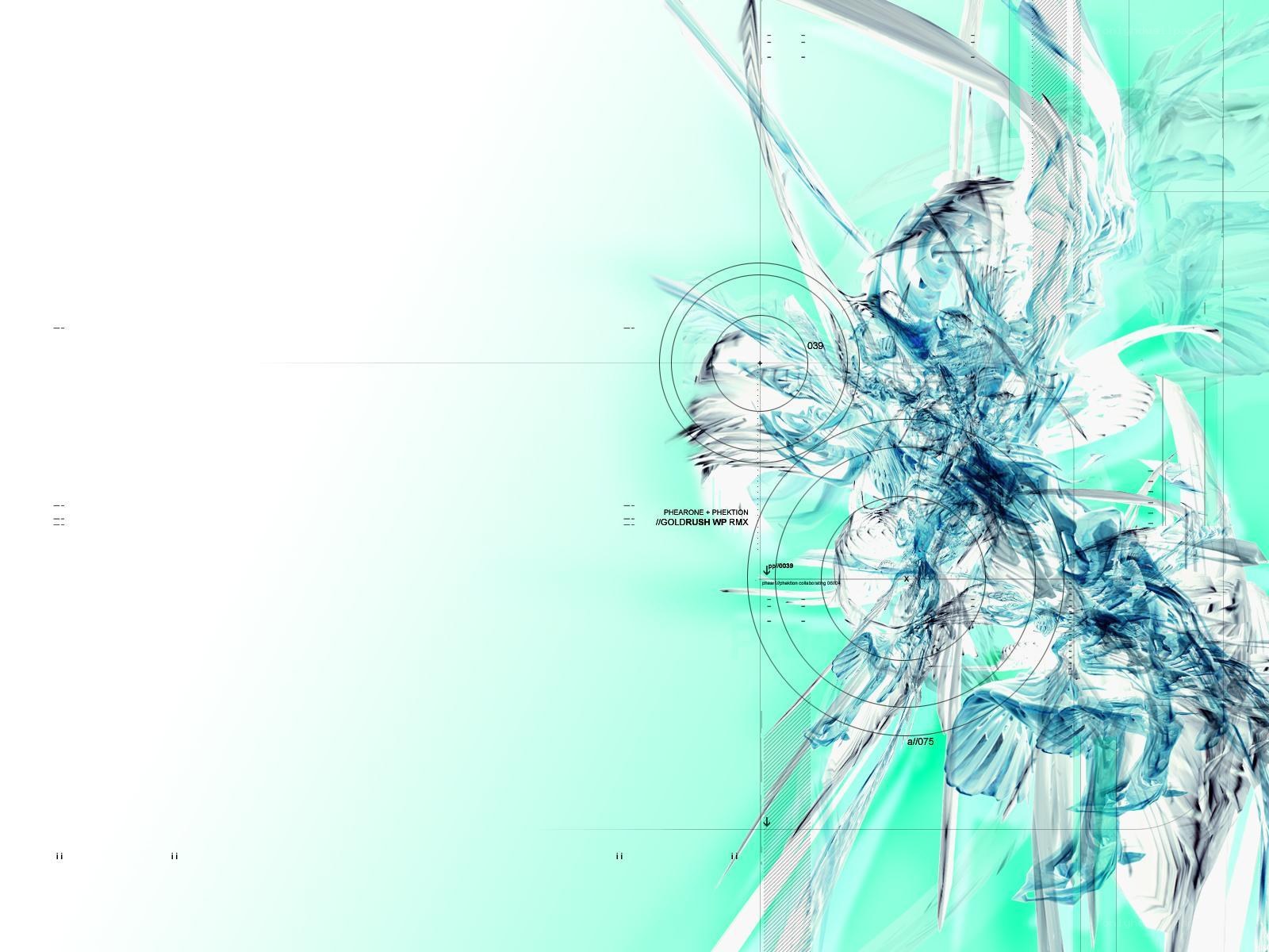 abstract digital art with text