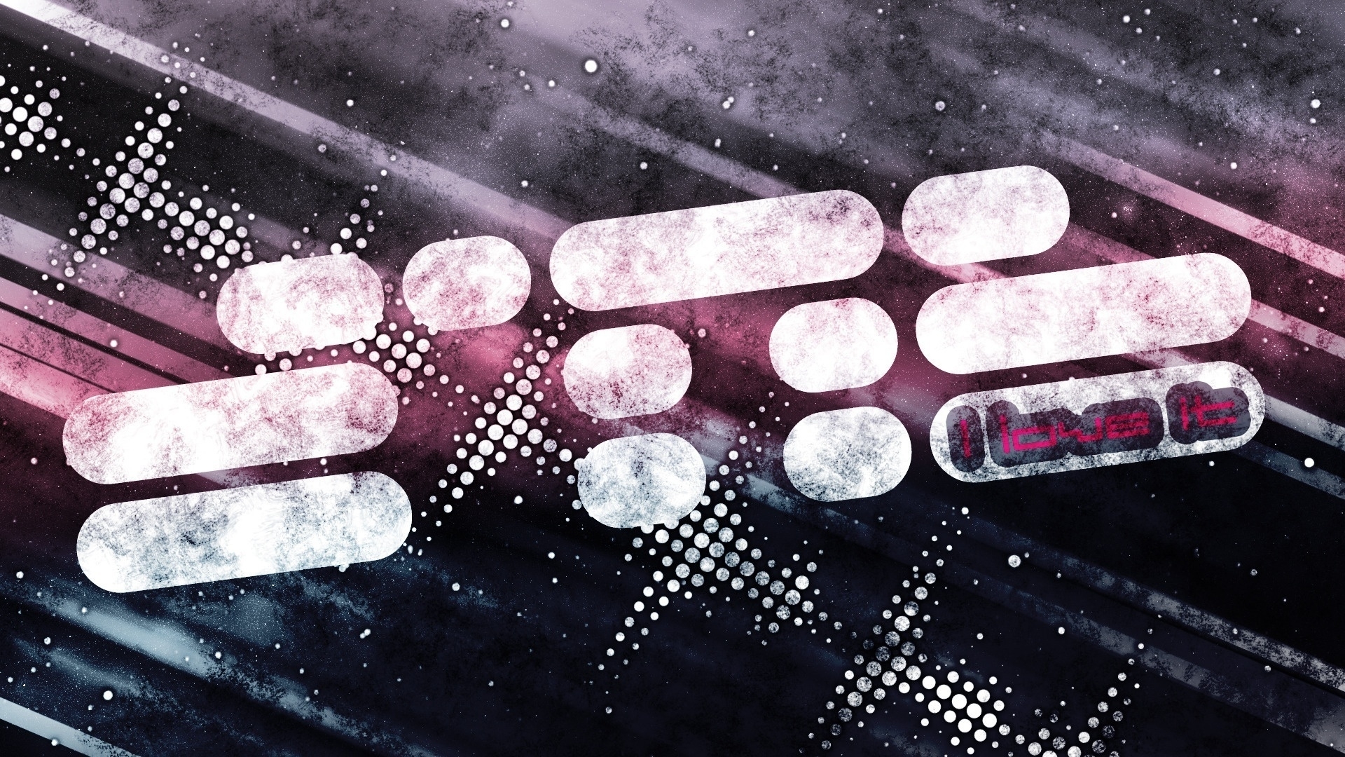 abstract digital art with text