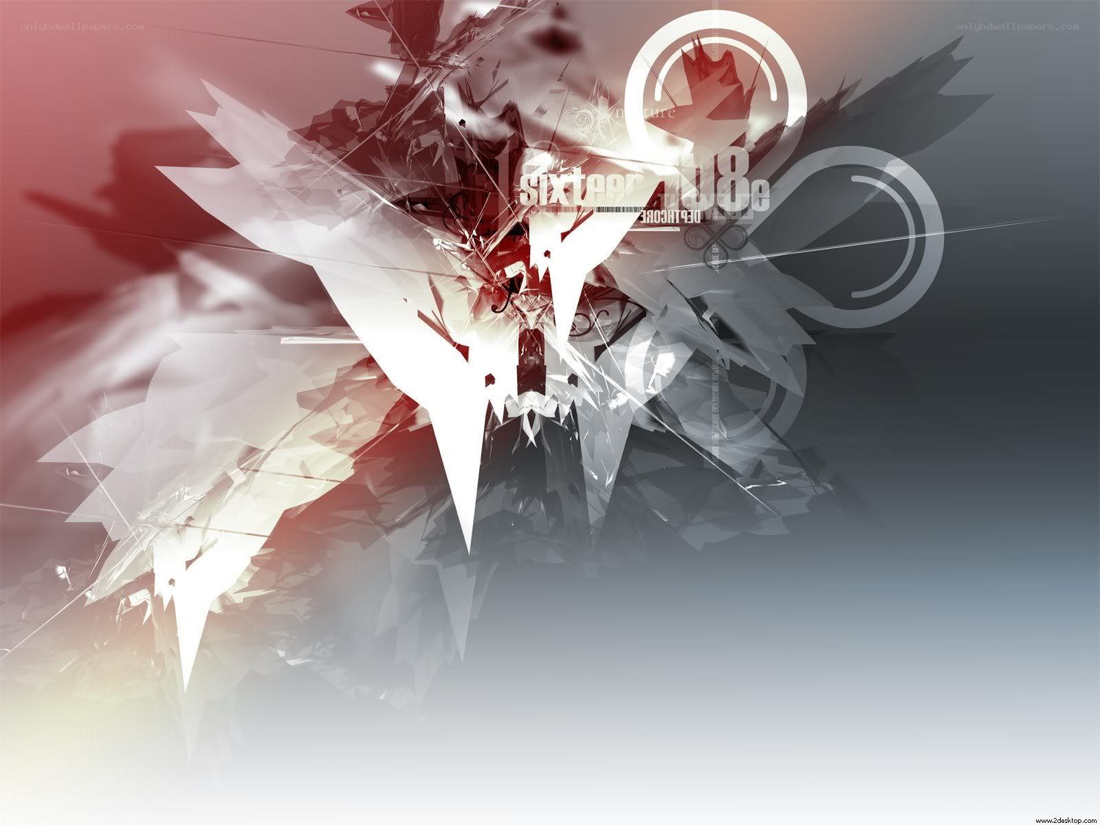 abstract digital art with text