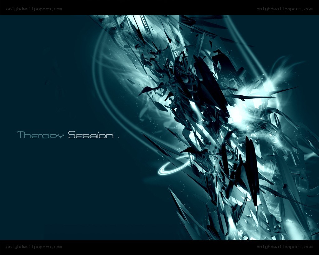 Abstract digital art with text