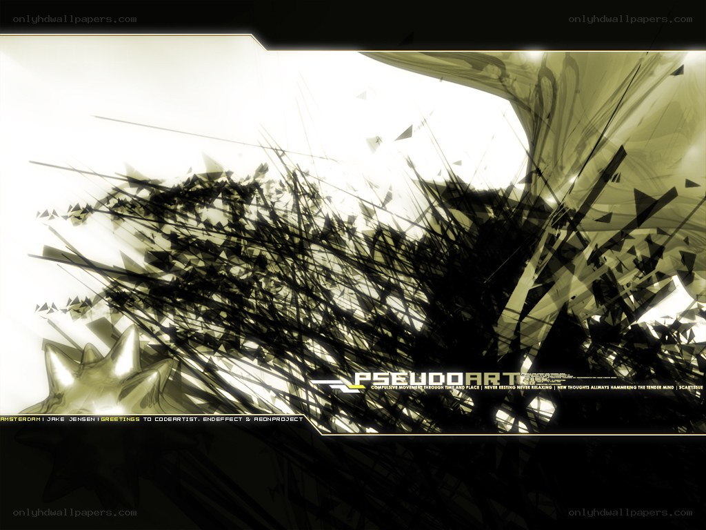 abstract digital art with text