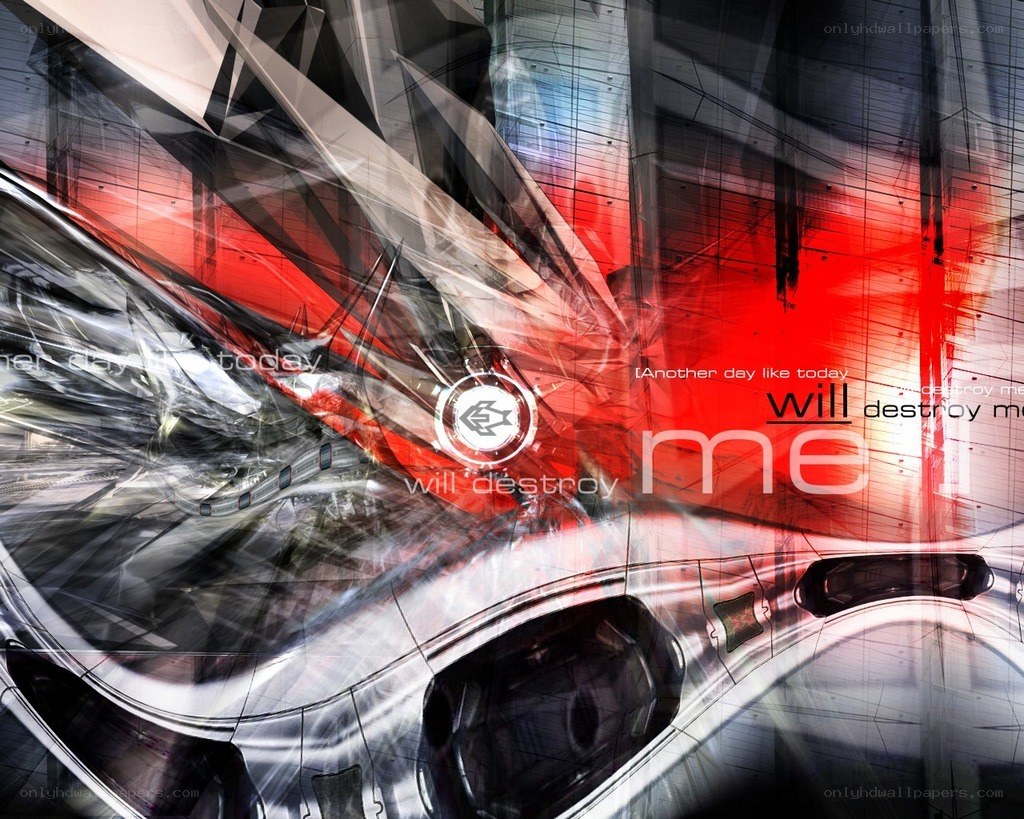 abstract digital art with text