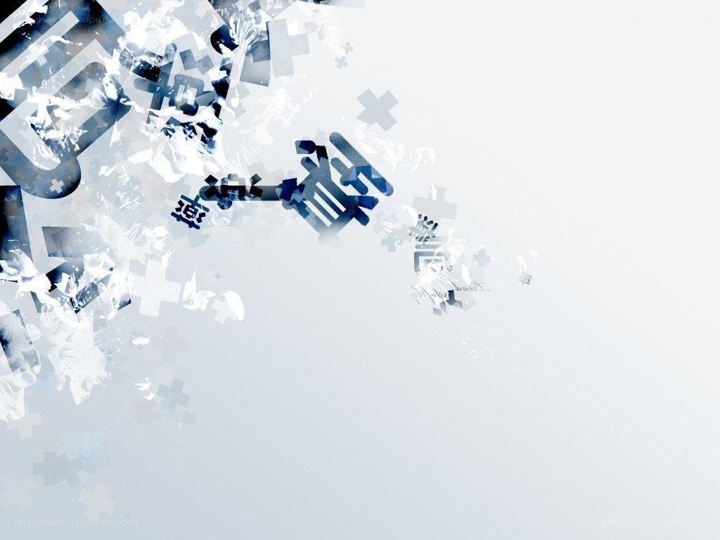 abstract digital art with text fragments