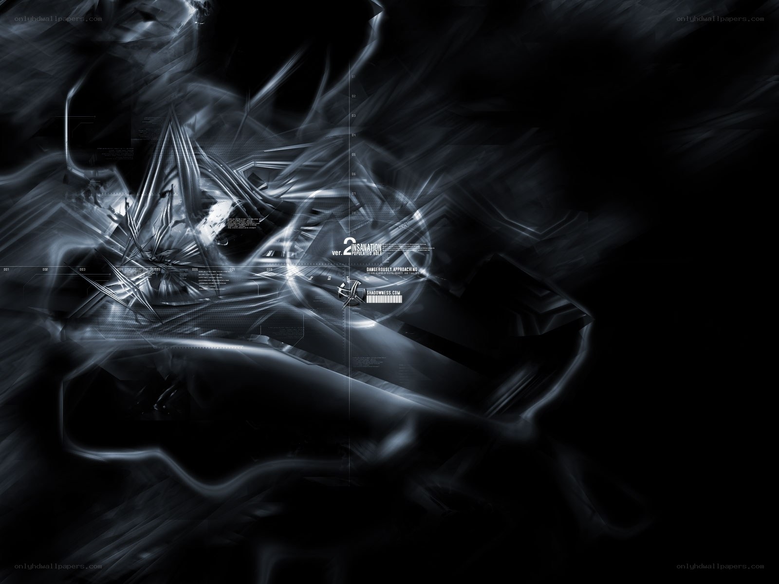 abstract digital art with text overlay