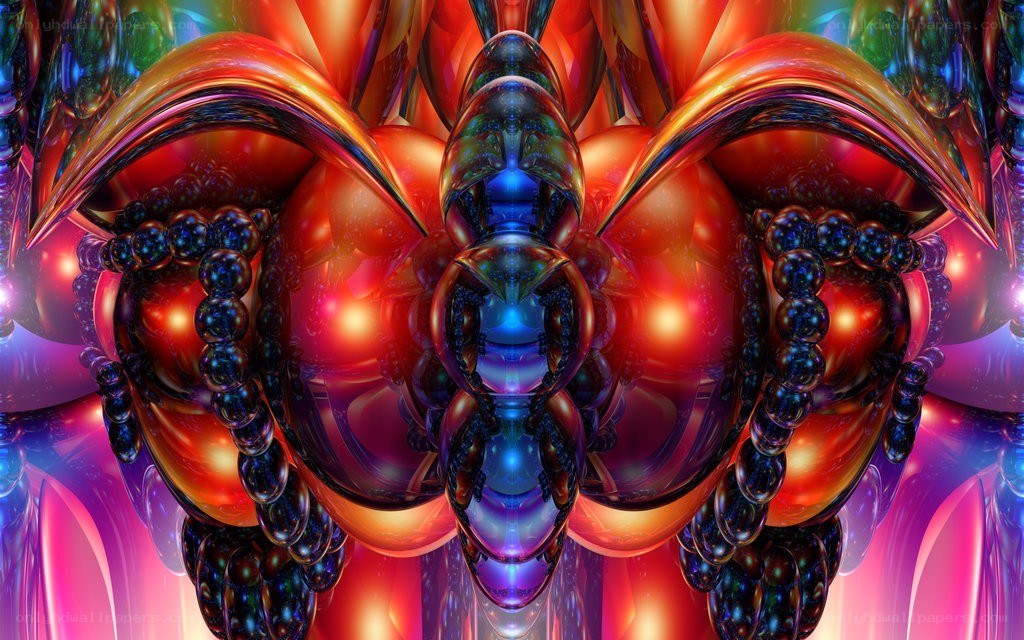 Abstract digital art with vibrant colors
