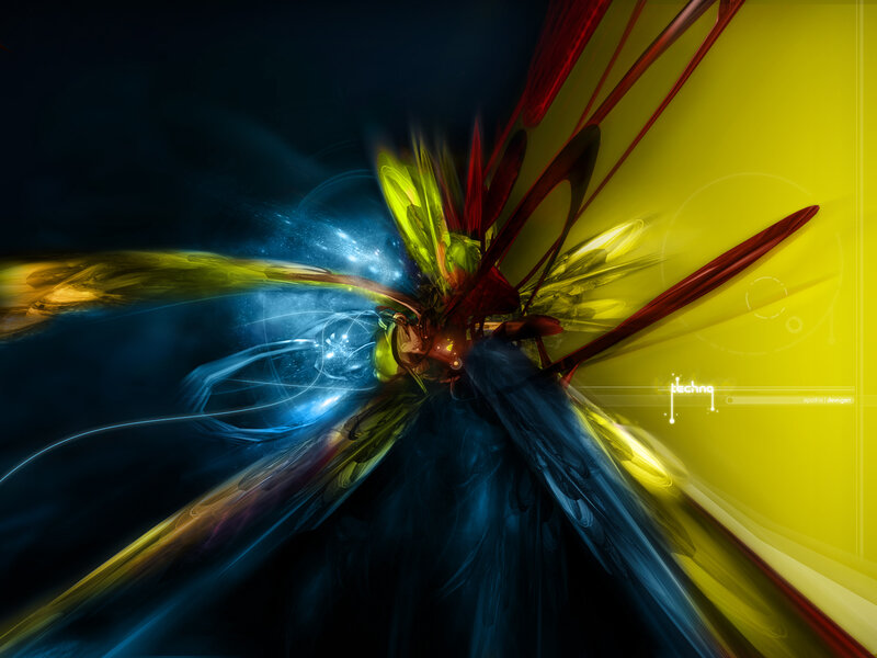 abstract digital art with vibrant colors
