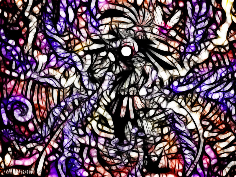 Abstract digital art with vibrant colors