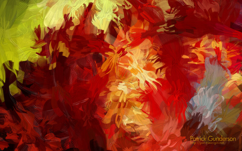 Abstract digital art with vibrant colors