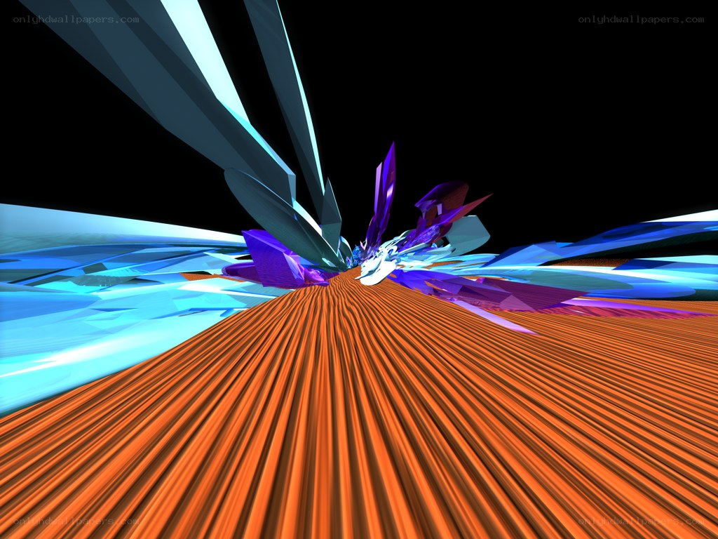 Abstract digital art with vibrant colors