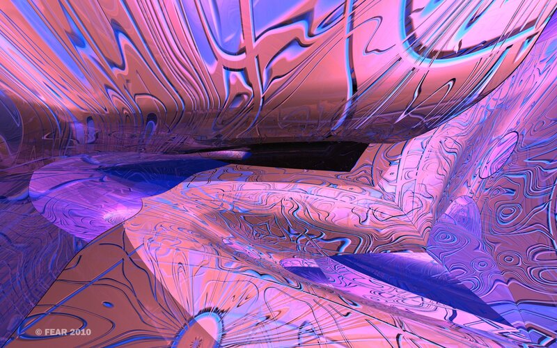 Abstract digital art with vibrant colors