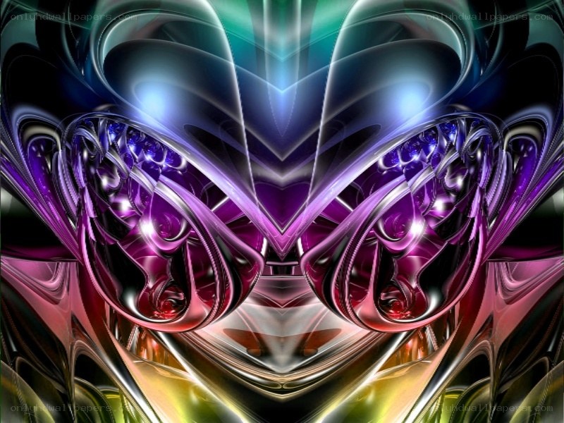 Abstract digital art with vibrant colors