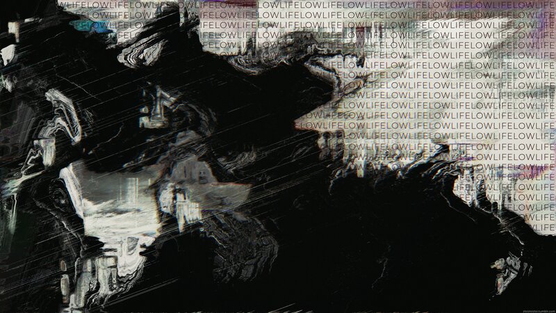 Abstract Digital Artwork — Black, Chaotic, Digital Art, Text Pattern