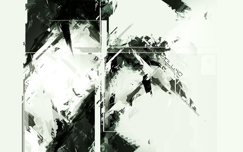 Abstract Digital Artwork — Black, Chaotic, Digital Art