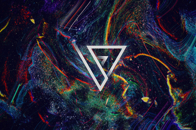 Abstract Digital Artwork — Black, Energetic