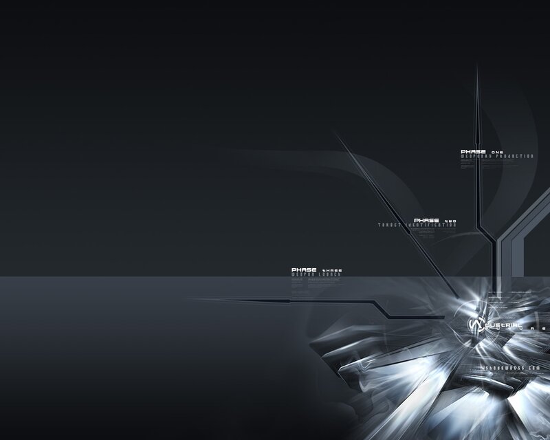 Abstract Digital Artwork — Black, Futuristic