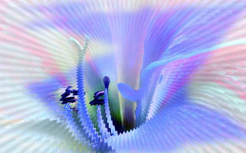 Abstract Digital Artwork — Blue