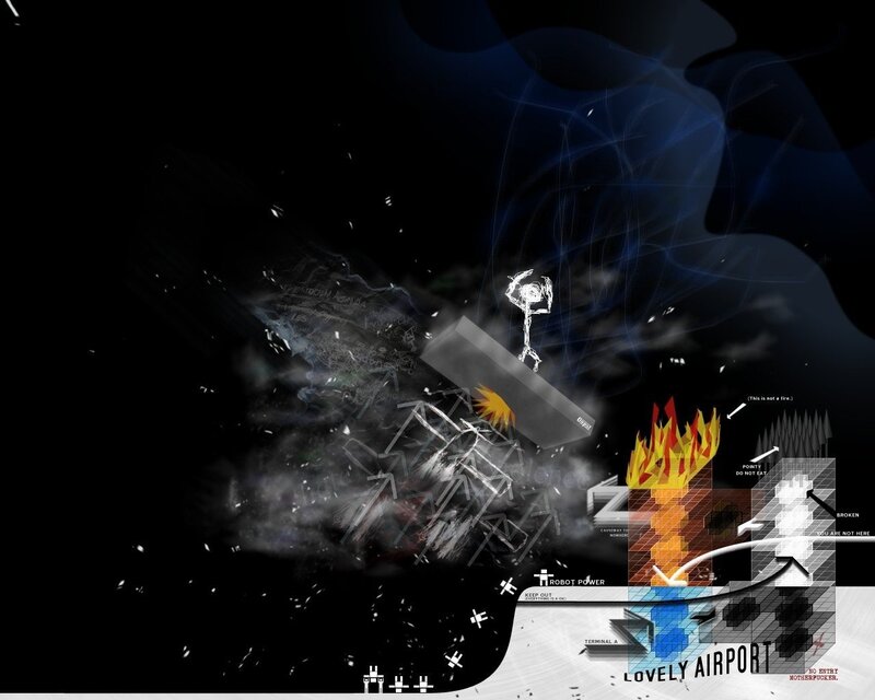 abstract digital artwork collage