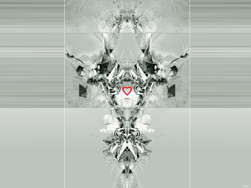Abstract Digital Artwork — Gray, Calm