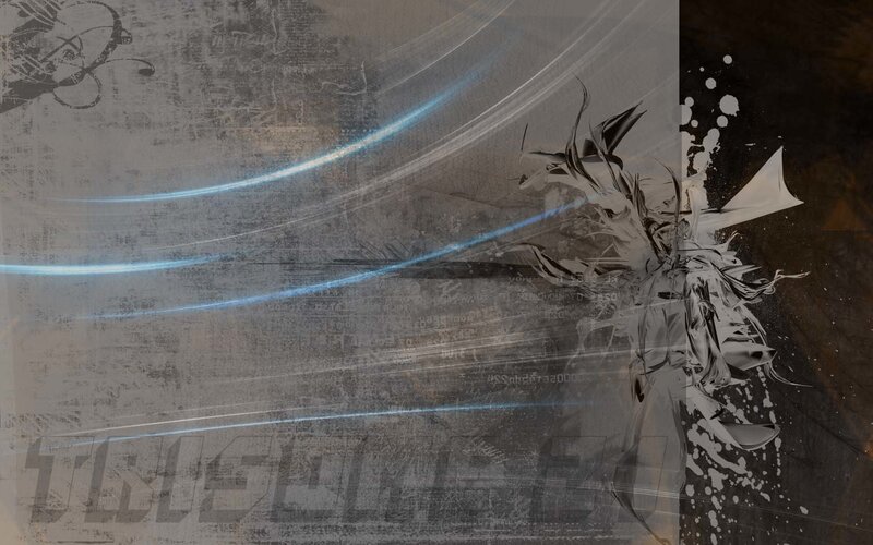 Abstract Digital Artwork — Gray, Dramatic, Digital Art
