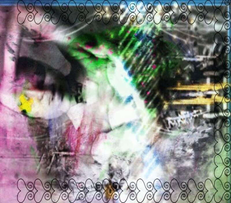 Abstract Digital Artwork — Green, Chaotic, Digital Art