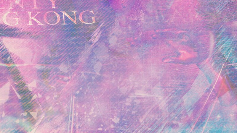 Abstract Digital Artwork — Pink, Dreamy, Digital Art, Text