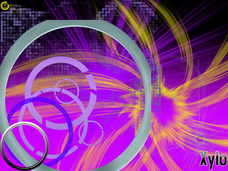 Abstract Digital Artwork — Purple