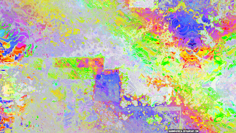 Abstract Digital Artwork — Purple, Vibrant