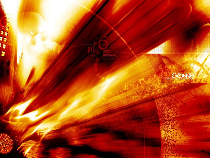 Abstract Digital Artwork — Red, Dynamic