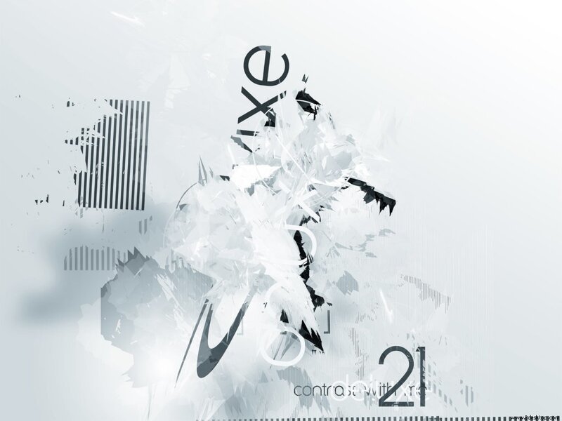 Abstract Digital Artwork — White, Minimalist