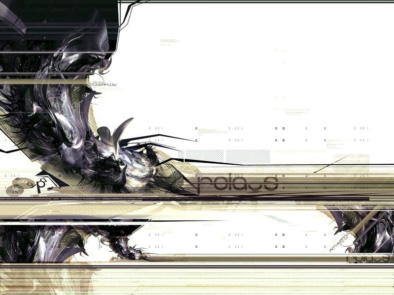 abstract digital artwork with glitch effects