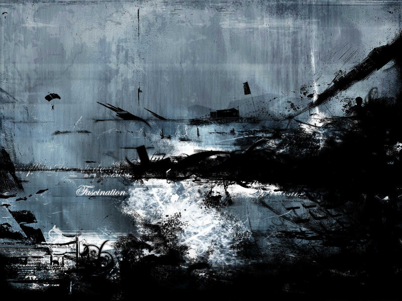 abstract digital artwork with text