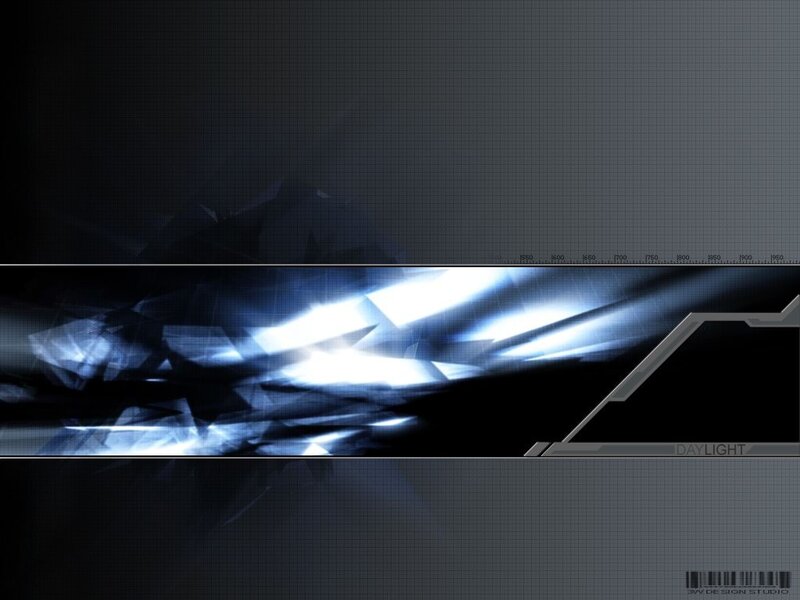 Abstract Digital Background — Black